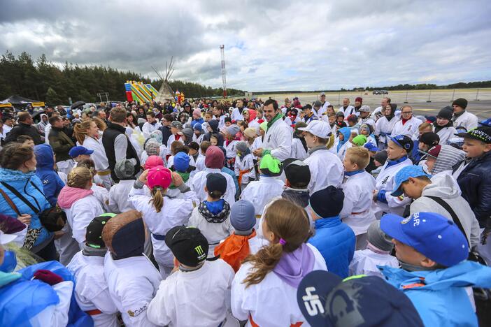 Karatė egzaminas Palangos oro uoste