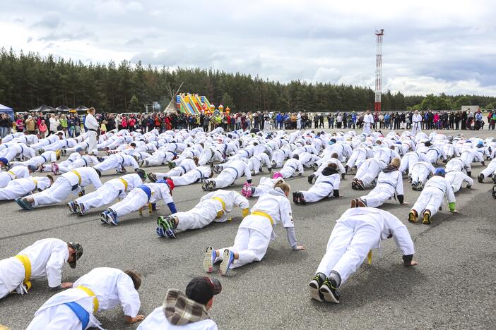 Karatė egzaminas Palangos oro uoste