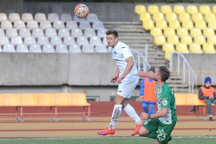 A lyga: „Kauno Žalgiris“ – Vilniaus „Žalgiris“ 0:2