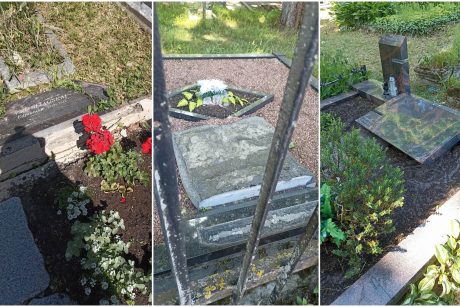 Šokiravo vandalizmas Šančių kapinėse: suniokota dešimtis antkapių