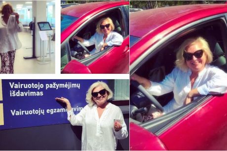 E. Mildažytė po išmoktų pamokų sės prie automobilio vairo: nebevartoju alkoholio