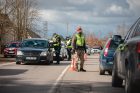 Šeštadienį prie Kauno judėjimą kontroliuoja pareigūnai Šeštadienį prie Kauno judėjimą kontroliuoja pareigūnai