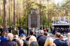 Holokausto aukų atminimas Panerių memoriale Holokausto aukų atminimas Panerių memoriale