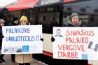Streikuojančių vairuotojų palaikymo akcija Streikuojančių vairuotojų palaikymo akcija