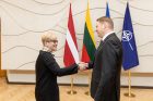 Lietuvoje vieši Latvijos parlamento pirmininkas Lietuvoje vieši Latvijos parlamento pirmininkas