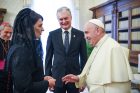 G. Nausėda susitiko su popiežiumi G. Nausėda susitiko su popiežiumi