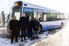 Elektrinio autobuso pristatymas Vilniaus oro uoste Elektrinio autobuso pristatymas Vilniaus oro uoste