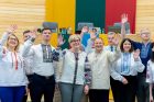 Seimo nariai pasipuošė vyšyvankomis Seimo nariai pasipuošė vyšyvankomis