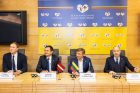 Lietuvos ir Latvijos valstiečių ir žaliųjų sąjungų lyderių spaudos konferencija Lietuvos ir Latvijos valstiečių ir žaliųjų sąjungų lyderių spaudos konferencija