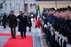 Italijos kariuomenės vado pasitikimo ceremonija Italijos kariuomenės vado pasitikimo ceremonija