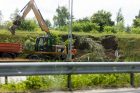 Liūties padariniai Vilniaus vakariniame aplinkkelyje Liūties padariniai Vilniaus vakariniame aplinkkelyje
