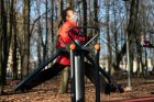 Sportuojantys žmonės Kauno parkuose Sportuojantys žmonės Kauno parkuose