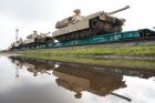 Į Kauną atvyko JAV rotacinių pajėgų batalionas su kovine technika Į Kauną atvyko JAV rotacinių pajėgų batalionas su kovine technika