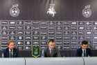 Lietuvos futbolo federacijos spaudos konferencija Lietuvos futbolo federacijos spaudos konferencija
