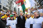 Prezidentas susitiko su Briuselyje protestuojančiais ūkininkais Prezidentas susitiko su Briuselyje protestuojančiais ūkininkais