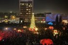 Marijampolėje nušvito kalėdinė eglutė Marijampolėje nušvito kalėdinė eglutė