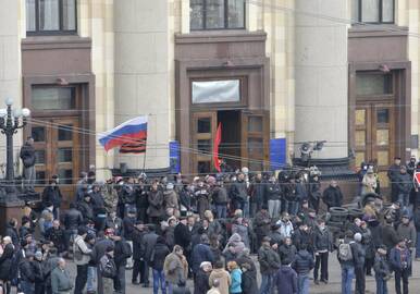 Prorusiški protestai Charkove