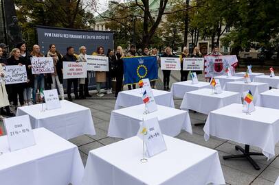 Lietuvos viešbučių ir restoranų asociacijos surengtas protestas 2022 m.