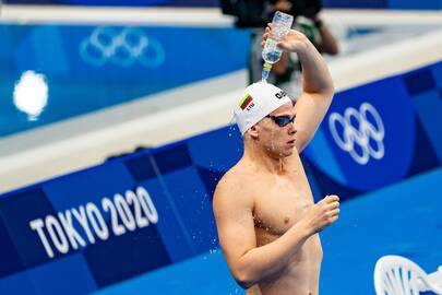 Rezervas: D.Rapšys į 200 m plaukimo laisvu stiliumi finalą pateko, pasiekęs trečią rezultatą.