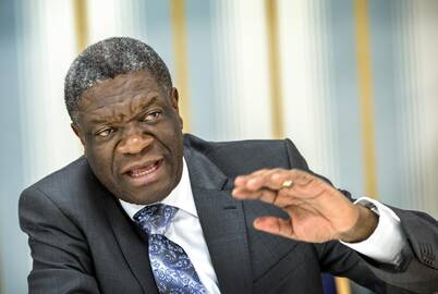 Žymus Afrikos gydytojas D. Mukwege paragino pasaulį atkreipti dėmesį į masines žudynes Kongo Demokratinėje Respublikoje