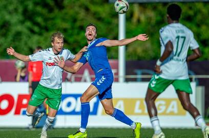 Derbis: „Kauno Žalgirio“ ir „Hegelmann“ futbolininkai pirmą kartą šį sezoną sužaidė lygiosiomis.