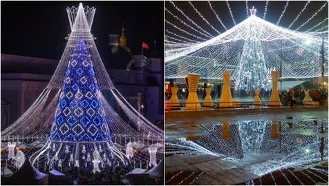 Vilniaus ir Bogotos kalėdinės eglės