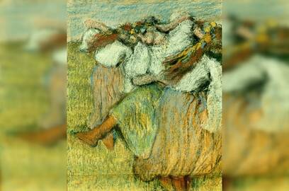 Praregėta: Londono nacionalinėje galerijoje saugoma E.Degas pastelė, kurioje vaizduojamas ukrainiečių šokis, pagaliau pavadinta tikruoju vardu.