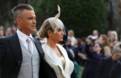 Robbie Williams ir Ayda Field