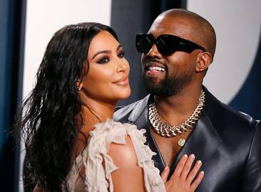 Kanye Westas su žmona Kim Kardashian