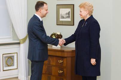 Aurelijus Veryga ir Dalia Grybauskaitė