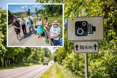 Įkaitai: Jaučakių kaimo gyventojai kenčia dėl nedrausmingų vairuotojų, aplenkiančių ruožą, kuriame fiksuojamas greitis.