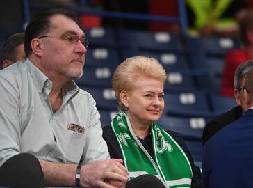 Arvydas Sabonis ir Dalia Grybauskaitė