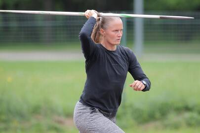 Kolekcija: Lietuvos čempionatuose ieties metikė I.Jakubaitytė yra iškovojusi 21 medalį.