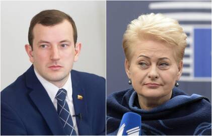 Virginijus Sinkevičius ir Dalia Grybauskaitė