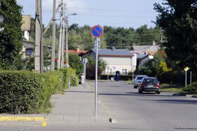 Pokyčiai: Molo gatvės dalyje įrengti ženklai, draudžiantys automobilių stovėjimą.