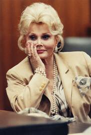 Zsa Zsa Gabor 1990 m.