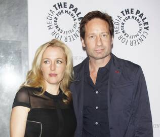 Gillian Anderson ir Davidas Duchovny