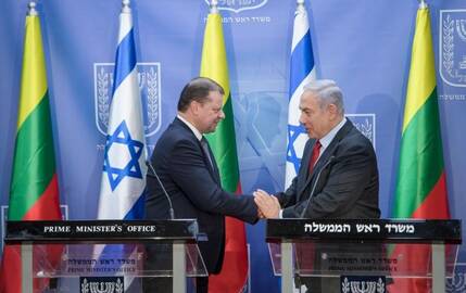 Saulius Skvernelis ir Benjaminas Netanyahu