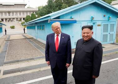 Donaldas Trumpas ir Kim Jong Unas