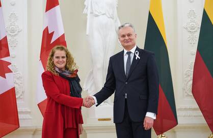 Julie Payette ir Gitanas Nausėda