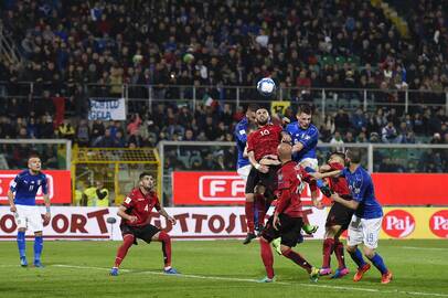 Italijos futbolininkai 2:0 įveikė Albanijos rinktinę