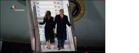 Donaldas Trumpas ir Melania Trump