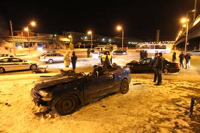 Automobilių susidūrimo momentą matė tik viena liudininkė.