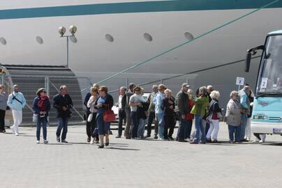 Pradžia: turizmo sezonui startą duos pirmadienį uostamiestyje prisišvartavęs pirmasis kruizinis laineris.