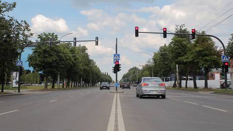 Neliks: iš Savanorių prospekto į Statybininkų gatvę nebus galima daryti kairiojo posūkio.