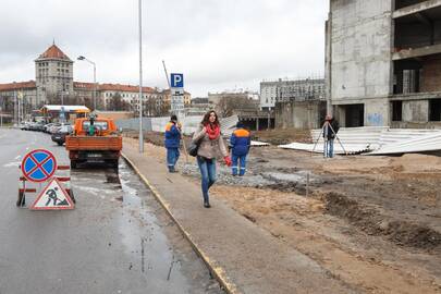 Šaligatvis Karaliaus Mindaugo prospekte