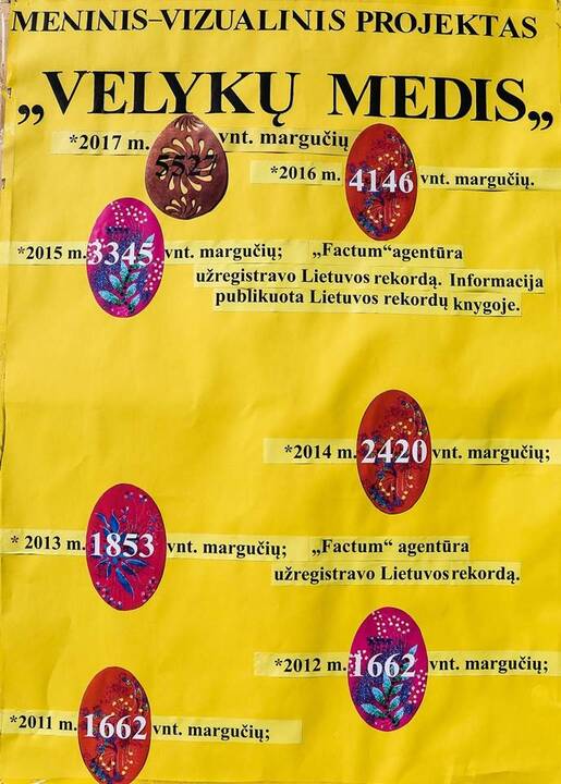 Rekordinis Lietuvos Velykų medis