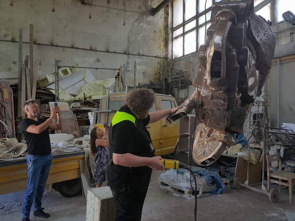 Iniciatyva: mintis pastatyti paminklą, skirtą motociklizmui, Klaipėdoje A.Mockui kilo prieš penkerius metus.