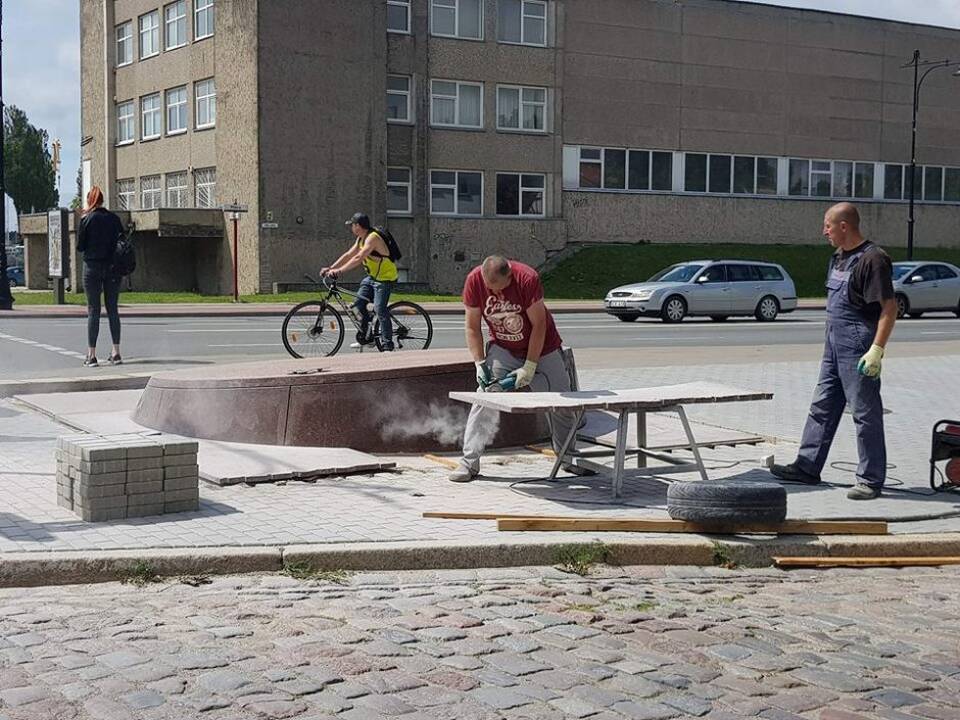 Iniciatyva: mintis pastatyti paminklą, skirtą motociklizmui, Klaipėdoje A.Mockui kilo prieš penkerius metus.
