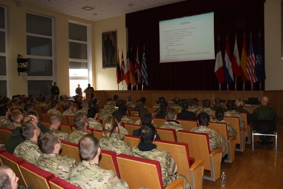 Kaune baigiama ruoštis NATO pratyboms